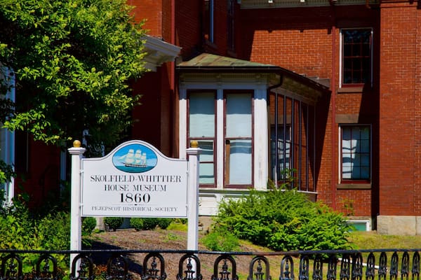 Pejepscot Museum showing signage