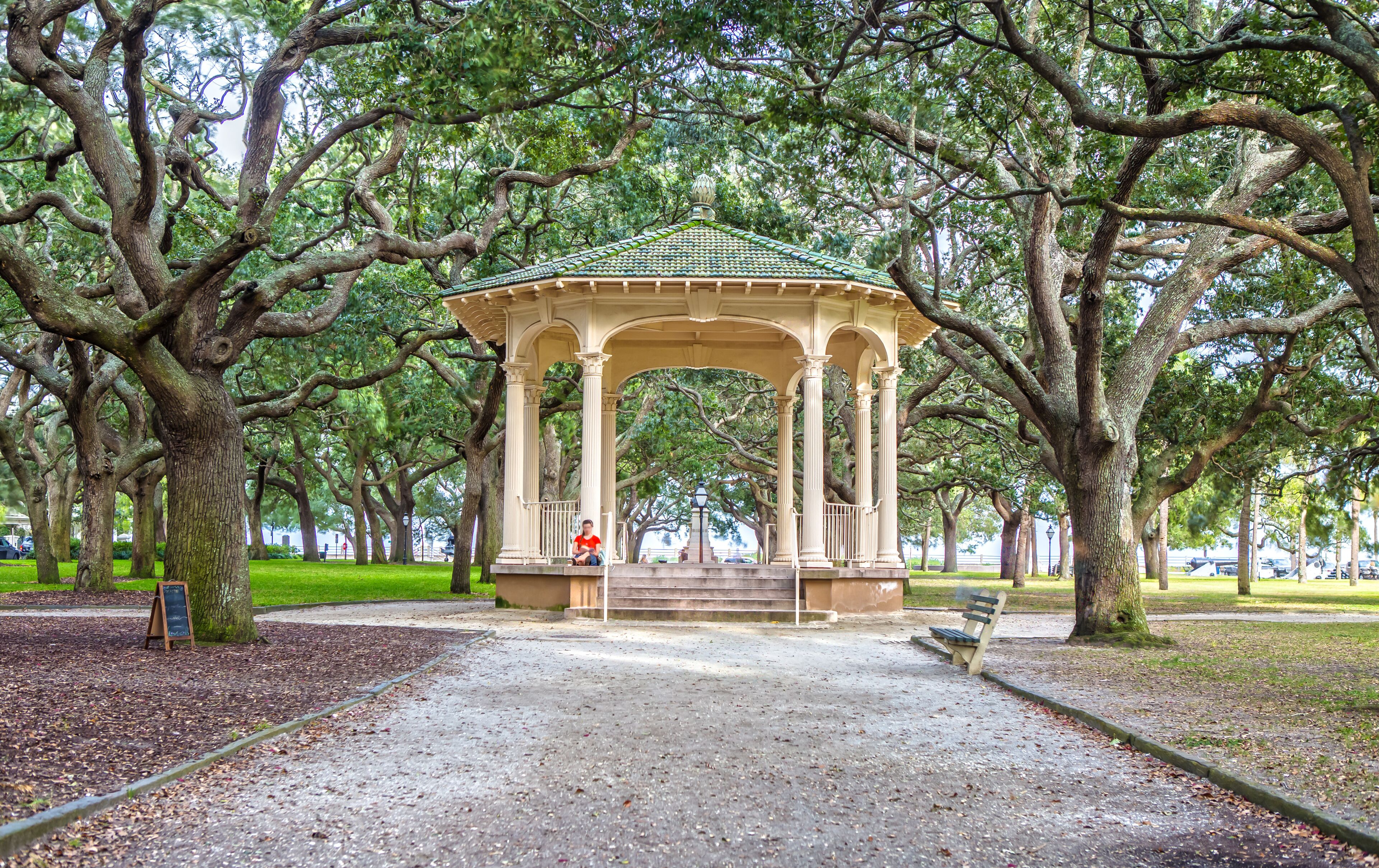 Pavilion at White Point Garden in Charleston, SC