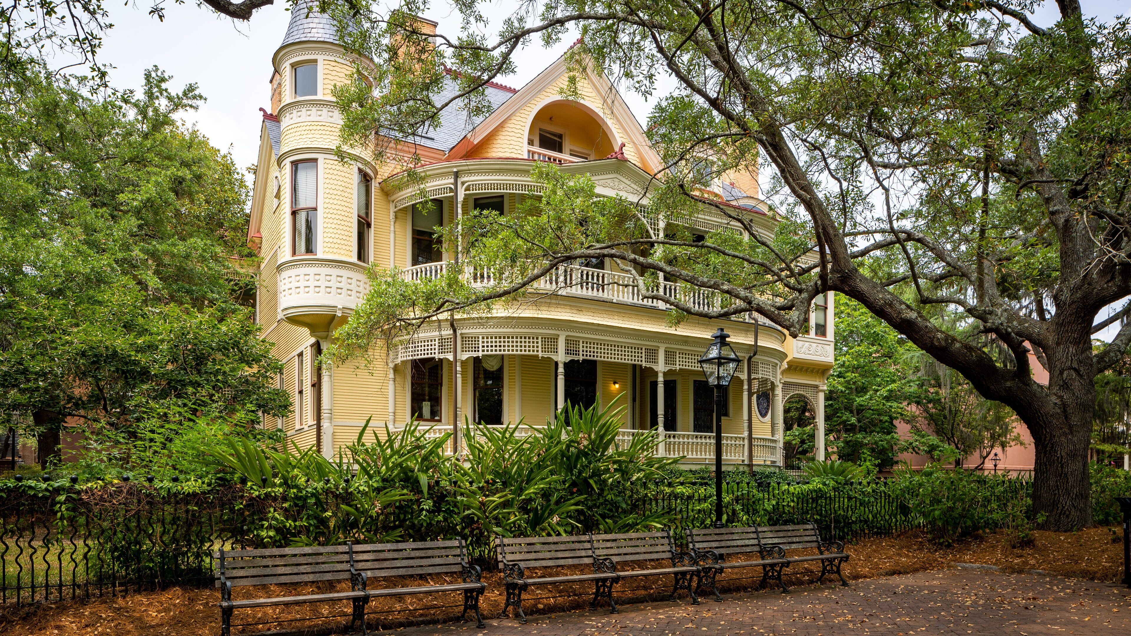 College of Charleston which includes heritage elements and a house