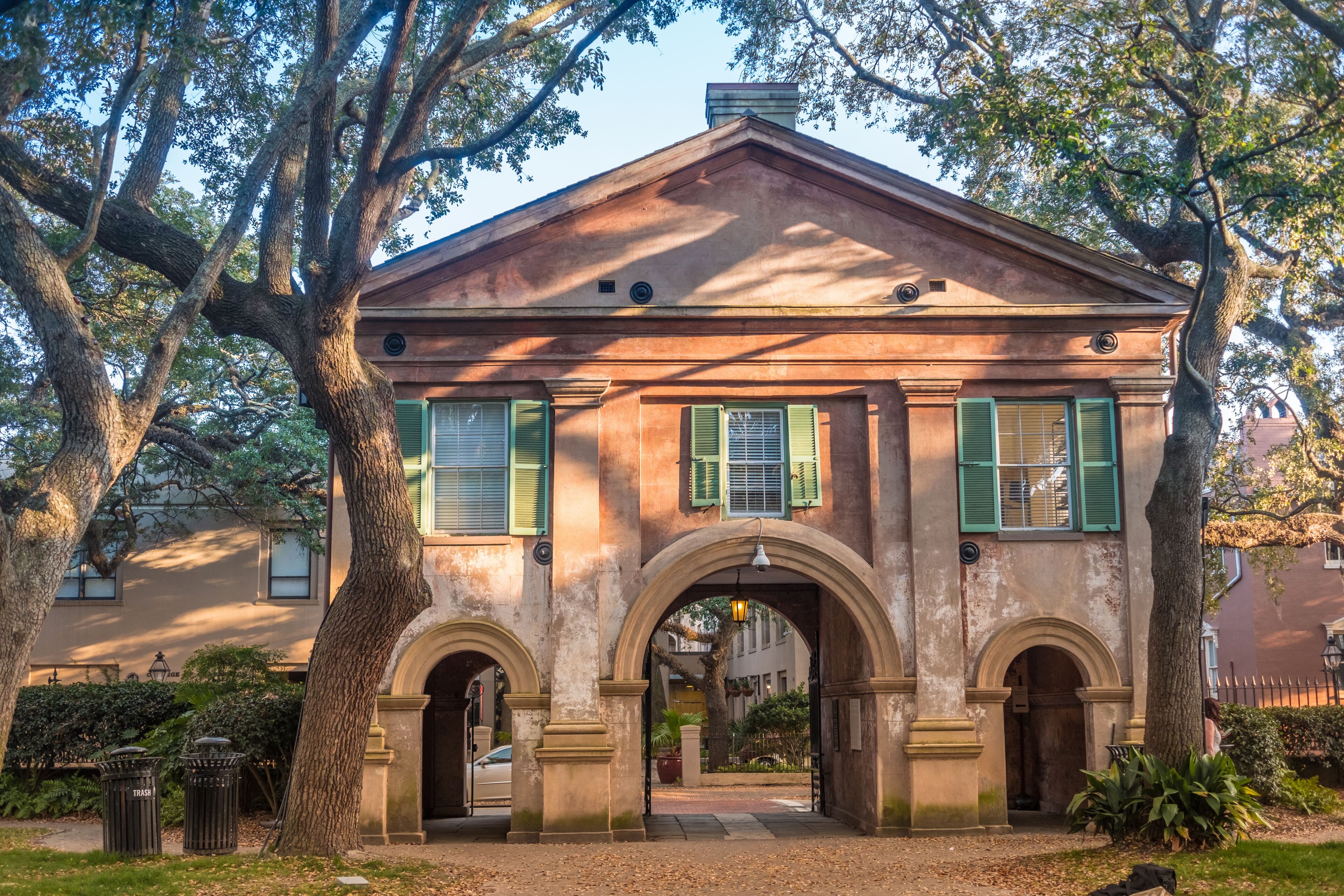 Main Campus of Charleston College, Charleston, SC USA