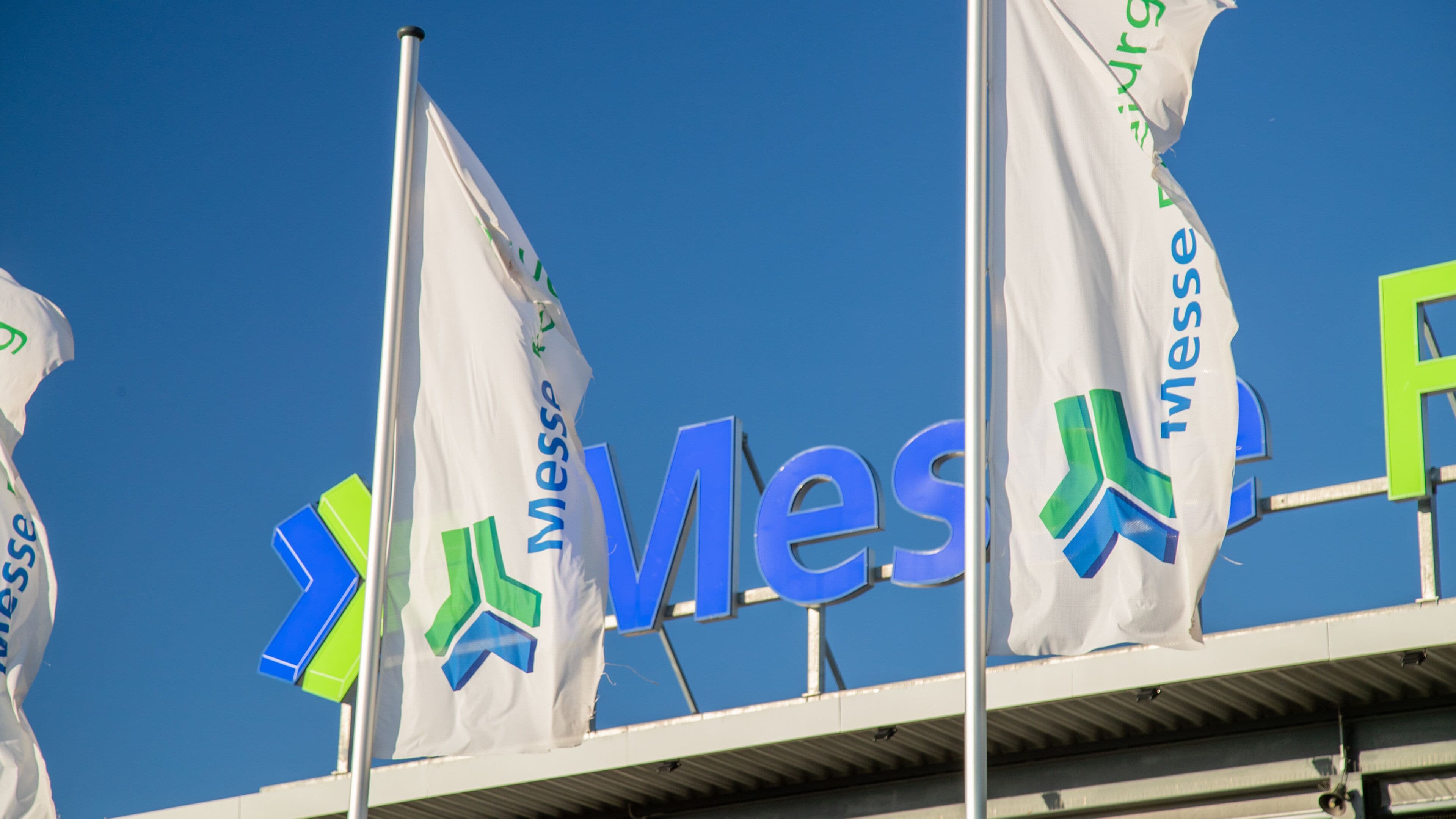 Messe Freiburg showing signage