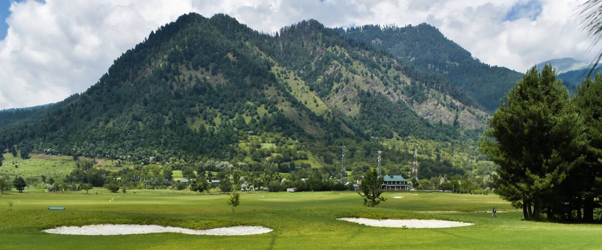 A beautiful landscape view at Kashmir India