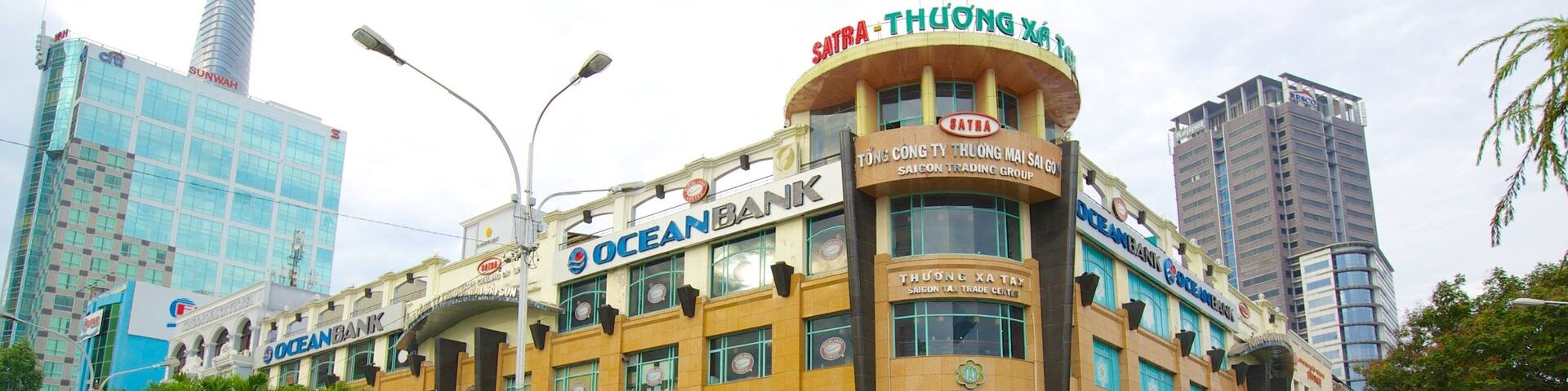 Ho Chi Minh City showing a city, motorbike riding and street scenes