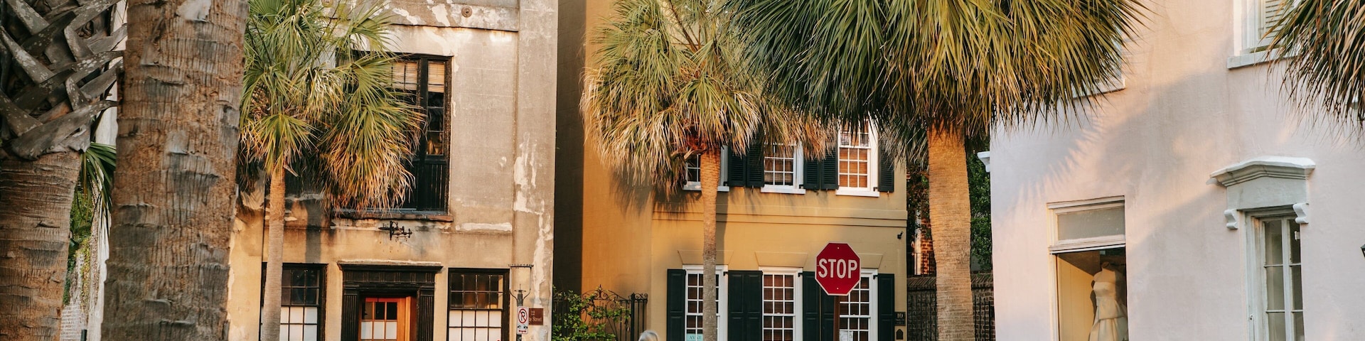 Pink House Gallery featuring street scenes as well as a family