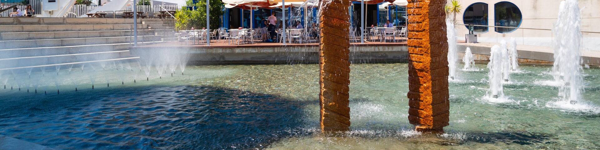 Science Park which includes a fountain