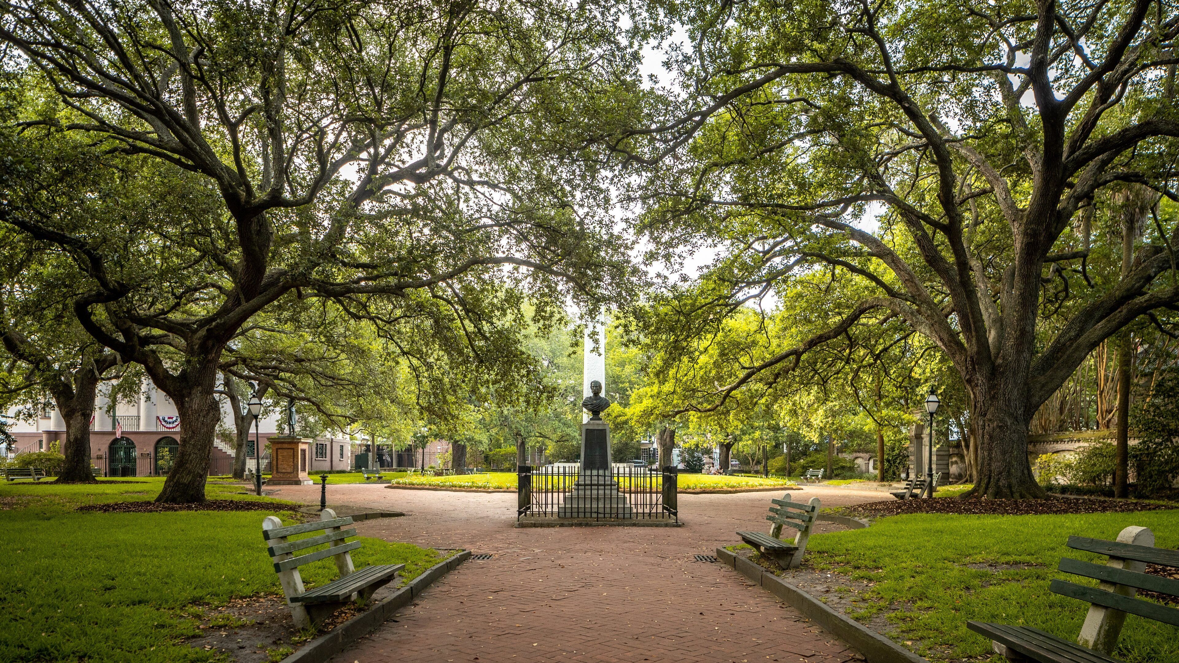 Washington Square featuring a park