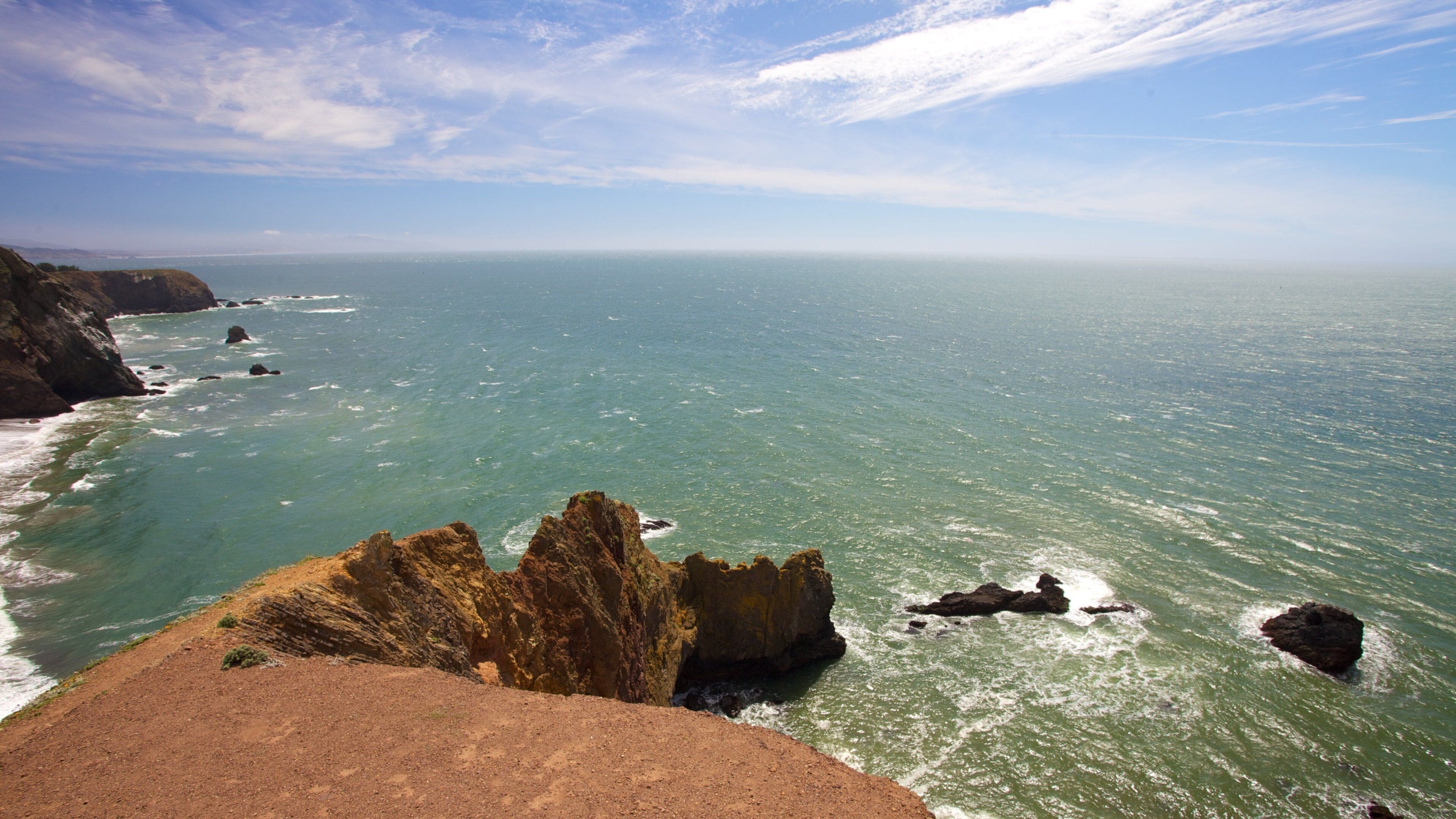San Francisco bevat rotsachtige kustlijn