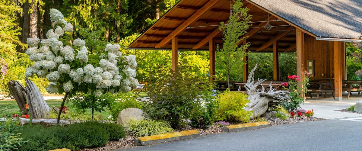 Priest Point Park featuring a park and wildflowers