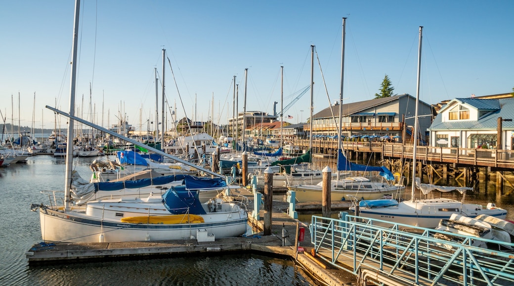 Percival Landing featuring a bay or harbor
