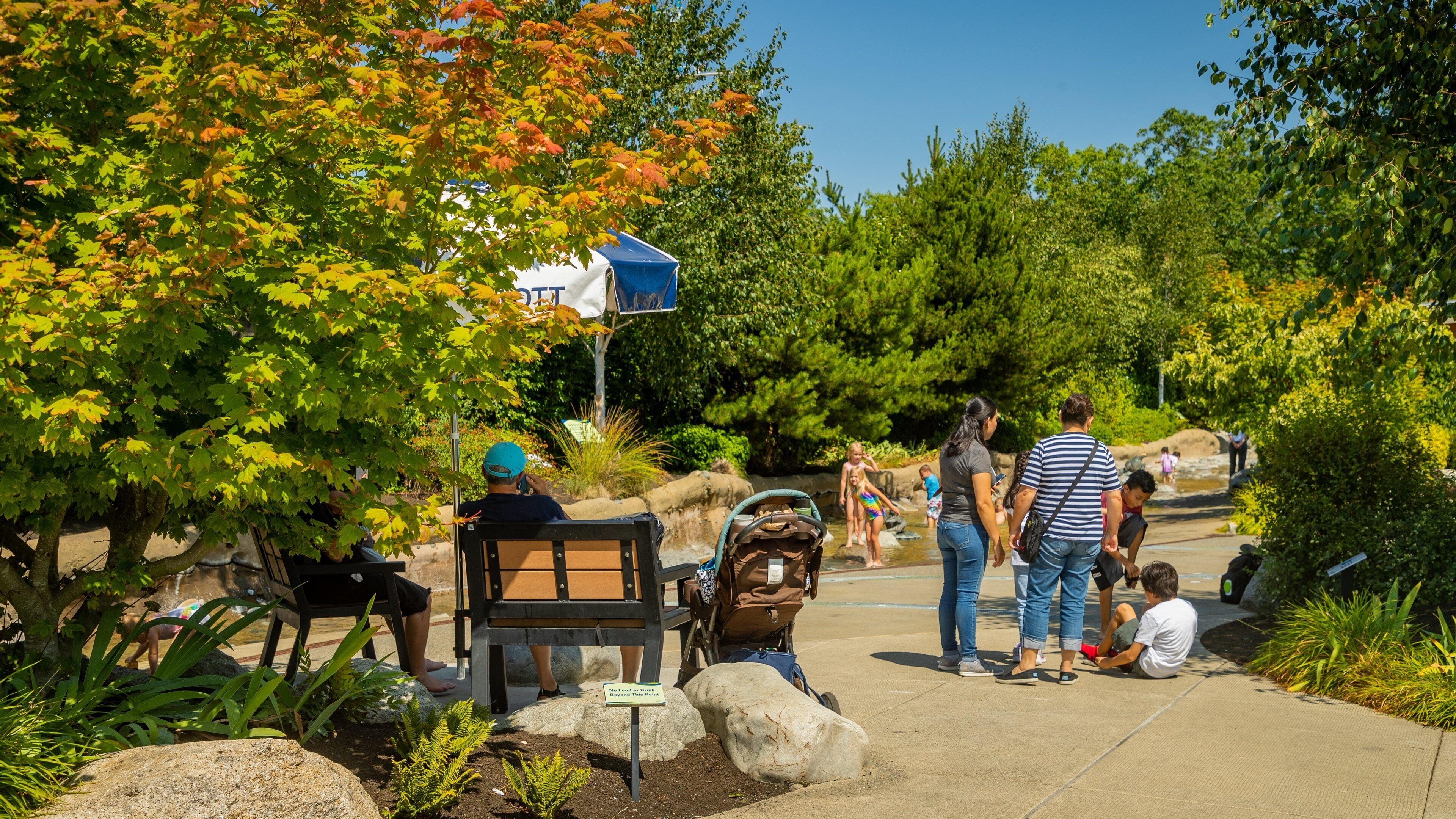 East Bay Public Plaza which includes a garden as well as a family