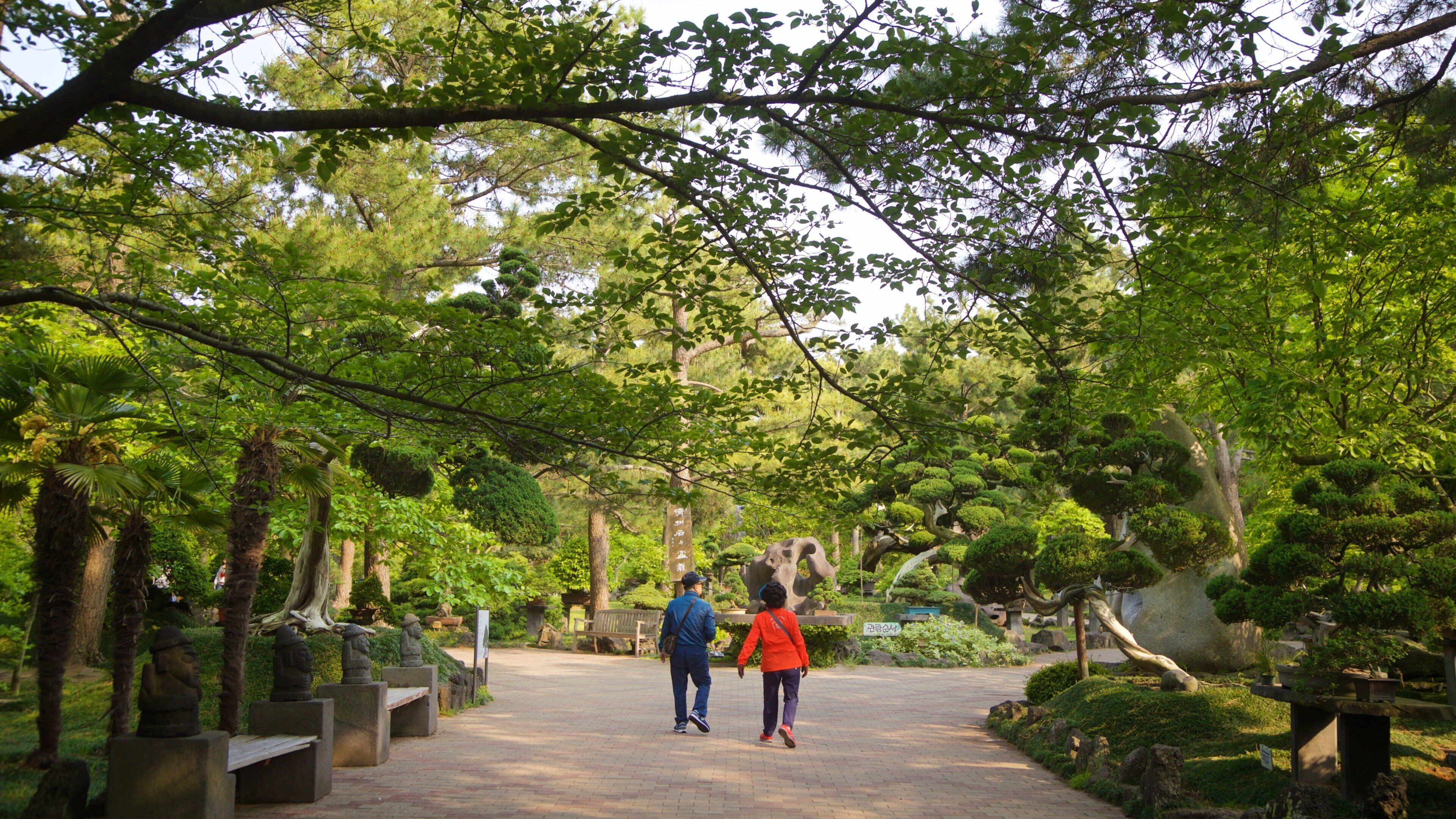 Hallim Park which includes a park as well as a couple