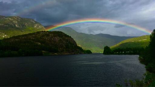 Hereโs my absolute favourite photo of a rainbow ๐
To be honest, the photo was taken so randomly. I was actually in a car, on the way to see fjords. It was snowing and raining; the next moment the sky cleared up and this beauty appeared. Iโve never seen a rainbow that big, that full and that bright. The moment I saw it, I asked to pull over and let me have a look and take a picture (yep, thatโs what I am like, taking pics of everything I think is beautiful ๐ฌ).
I actually think that this trip to #Norway is probably the best one Iโve experienced so far; the views were breathtaking. Each and every single moment of the time spent there was so special and memorable. I loved the clean air and roads there, I loved the nature, the grass that despite all the cold looked incredibly bright, fresh and juicy (animalsโ heaven, really), the sky, the #fjords, the waterfalls.
I advise visiting the country for more than 100% because youโll never regret going there and will remember it forever. Just wrap up warm, get comfy boots (several pairs, if possible, because youโll get wet to the skin), some friends or family members who can drive (if you cannot yourself) and youโre good to go!
Whatโ was your favourite trip yet?