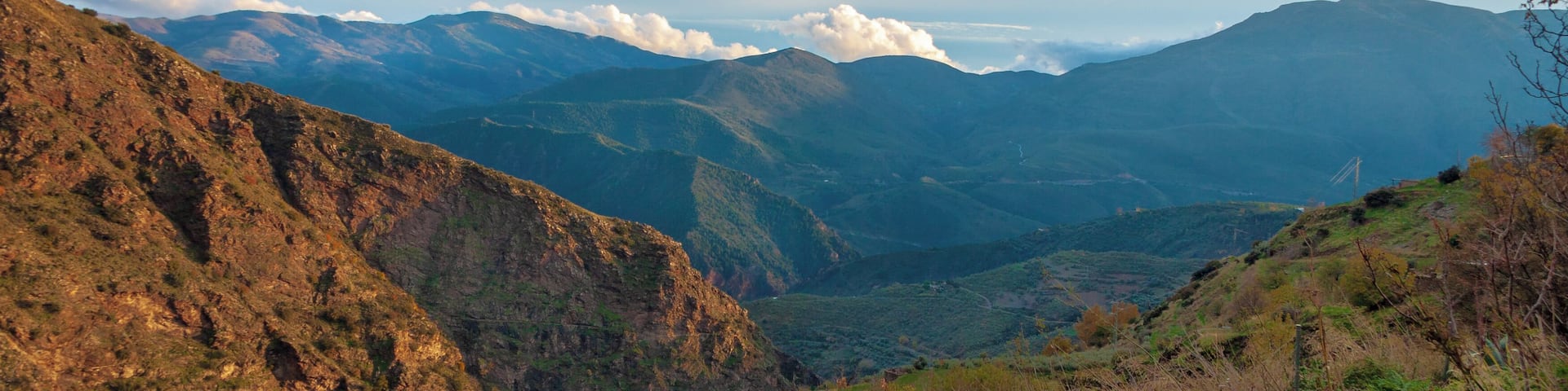 Beautiful landscape on this road to PAMPANERIA,