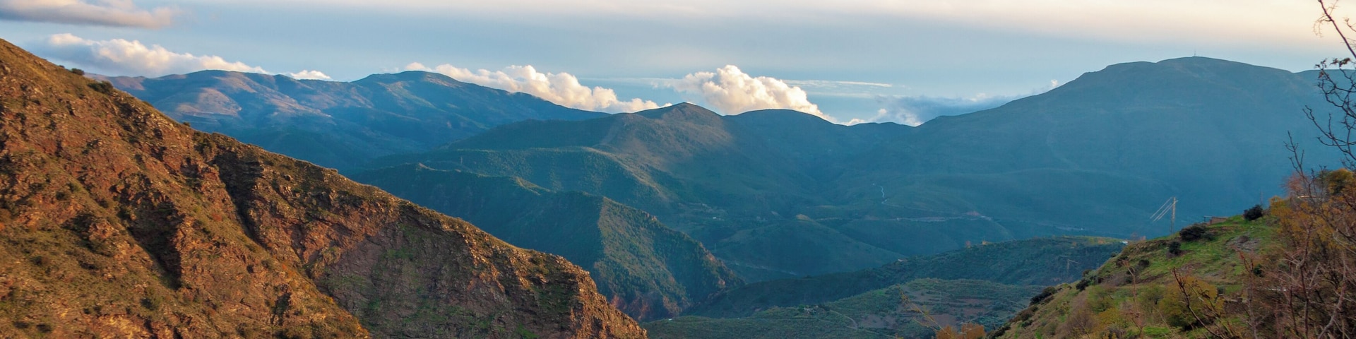 Beautiful landscape on this road to PAMPANERIA,