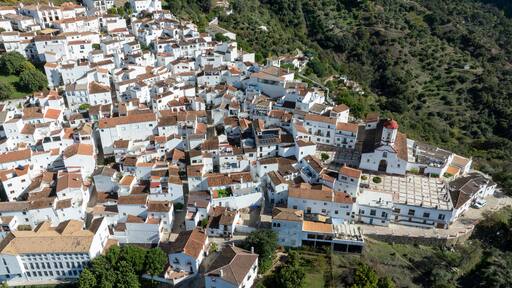 Municipio de Genalguacil en el valle del Genal, Andalucía