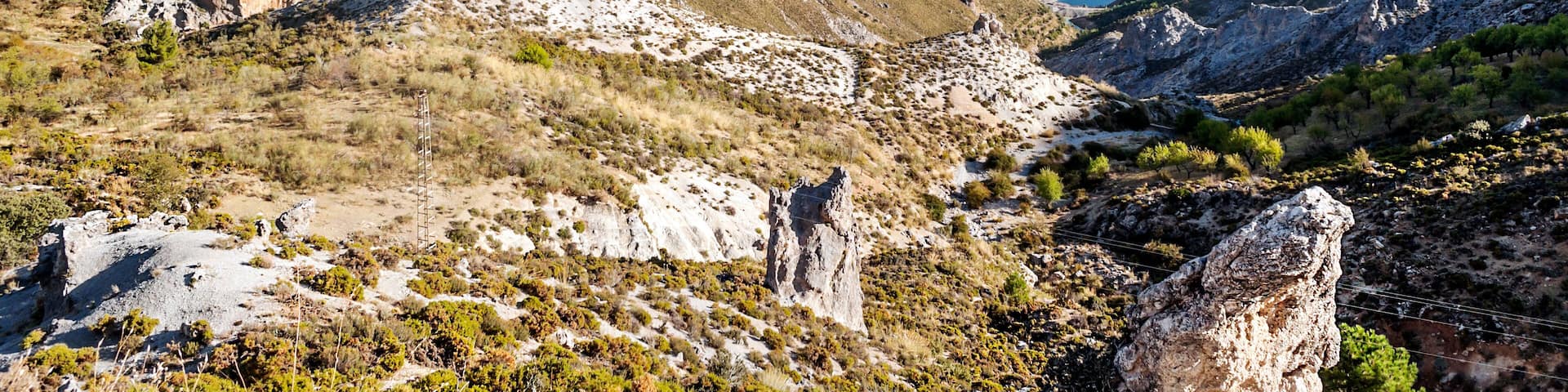 Lake in the Sierra Nevada mountains in Granada
