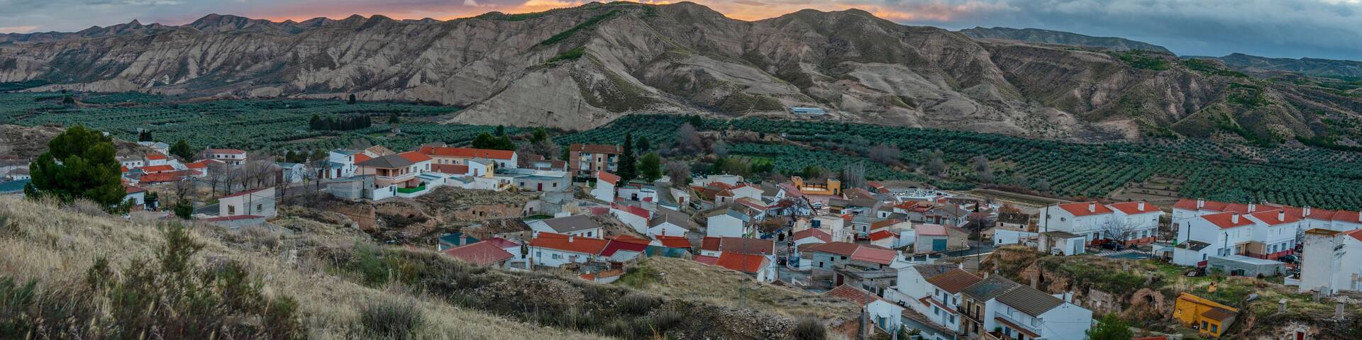 Villanueva de las Torres. Landscapes of the interior of Granada - Spain