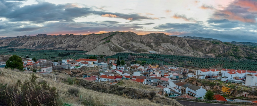 Villanueva de las Torres. Landscapes of the interior of Granada - Spain