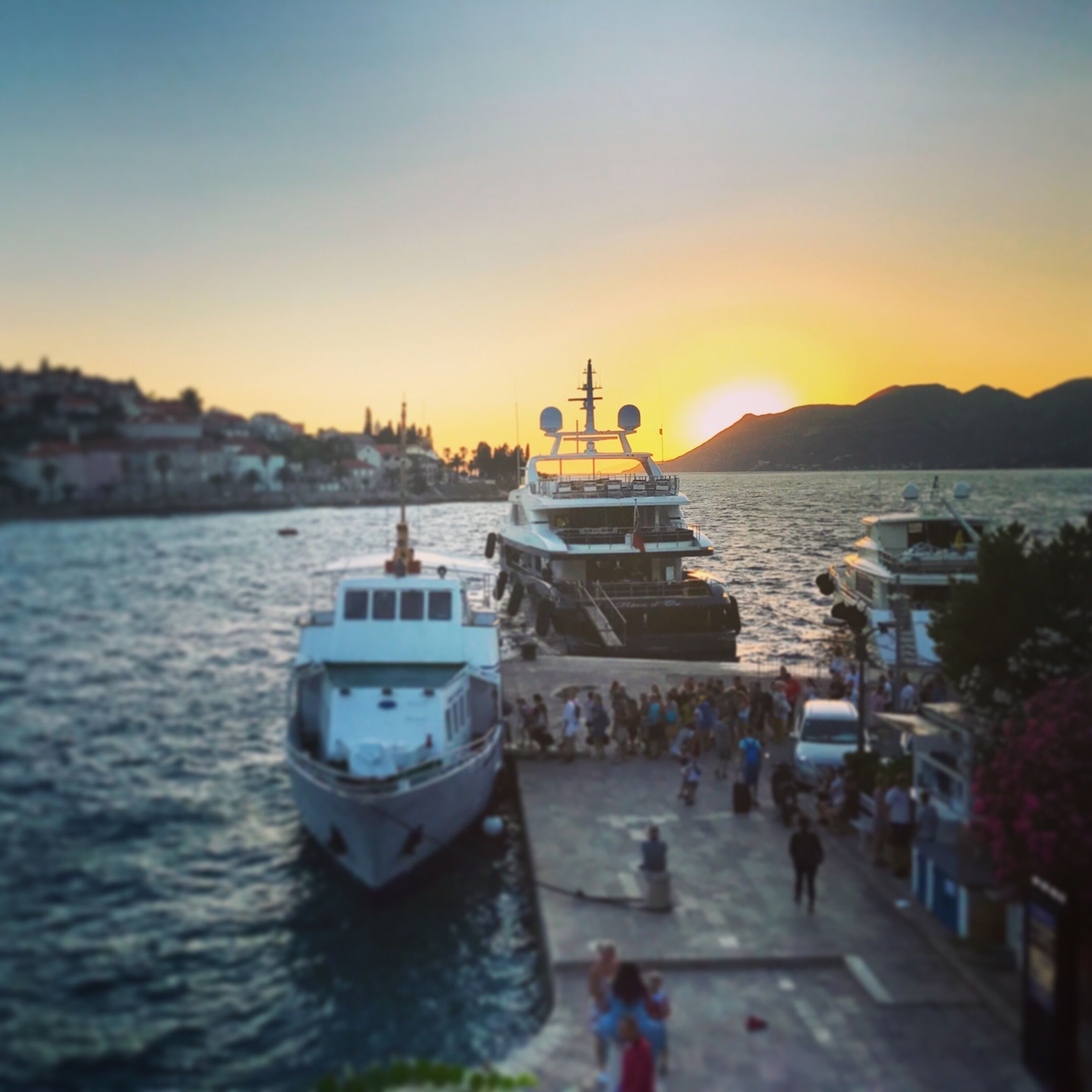 Dinner and cocktails at Tramonto. 