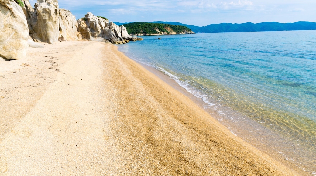 Near Ierissos, very beautiful beach but dirty on some pleases. #Europe #Greece #Beach