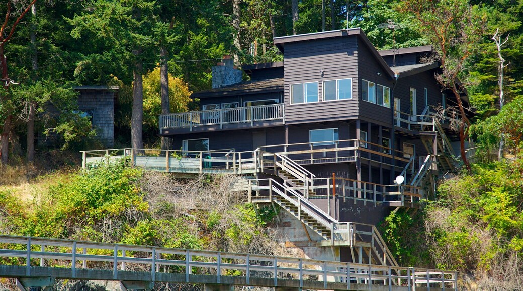 Orcas Island som inkluderer hus