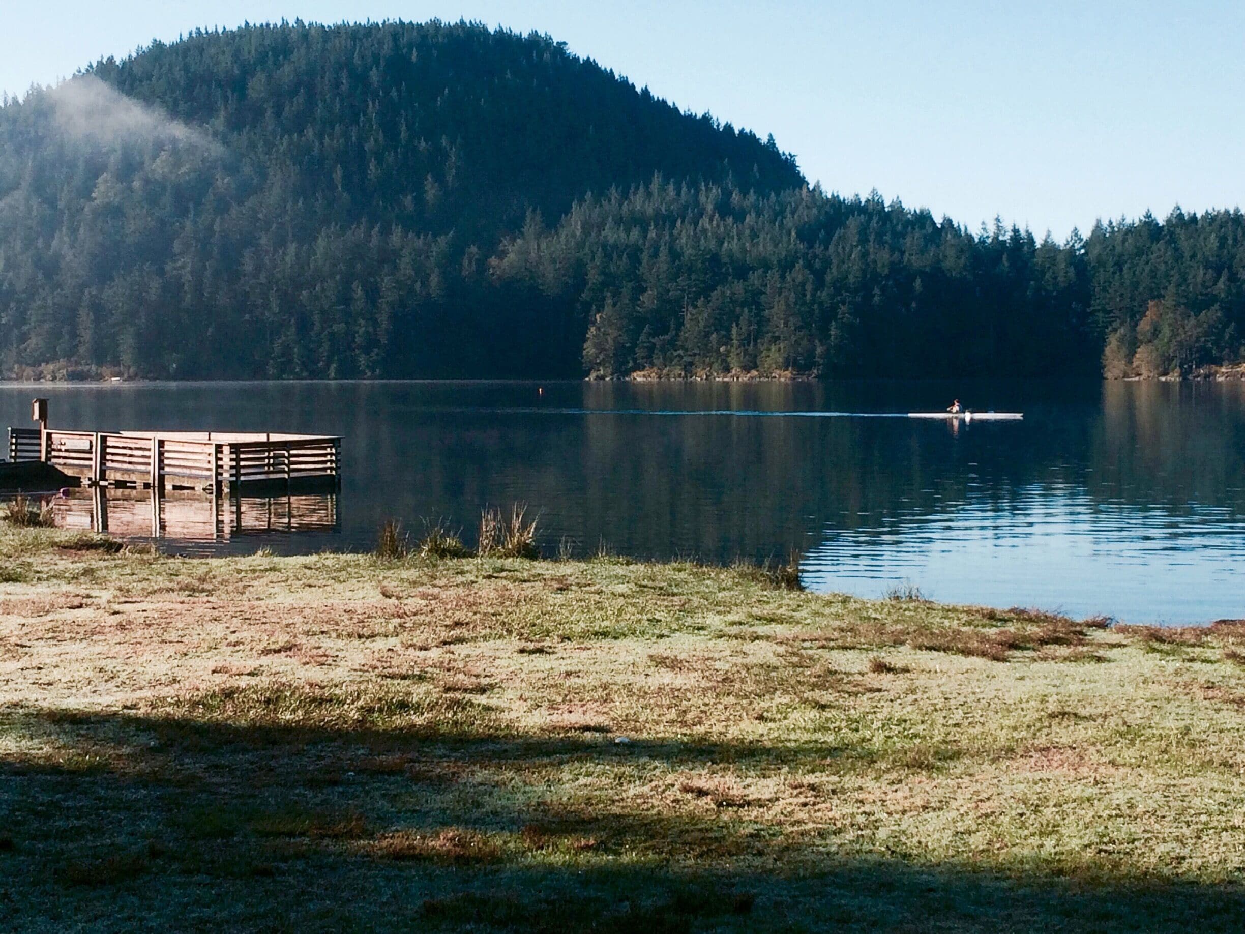 About 8:30 in the morning, late September.