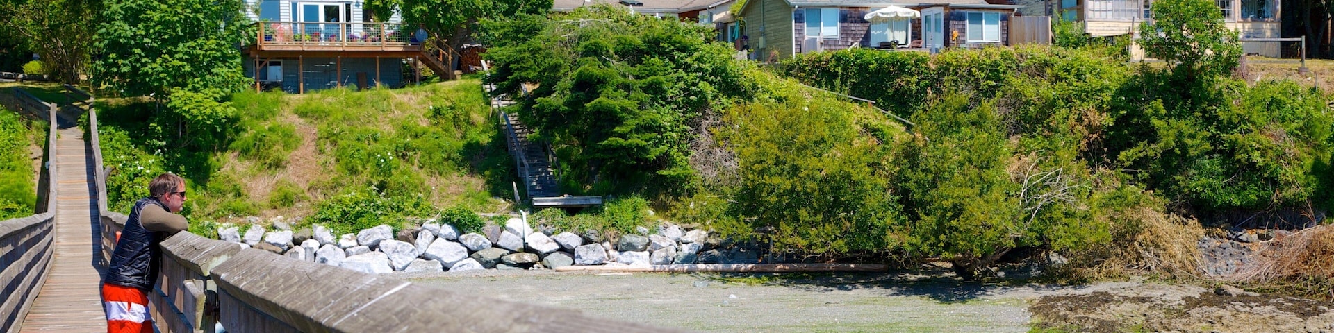 Olga which includes a house and a bridge as well as an individual male