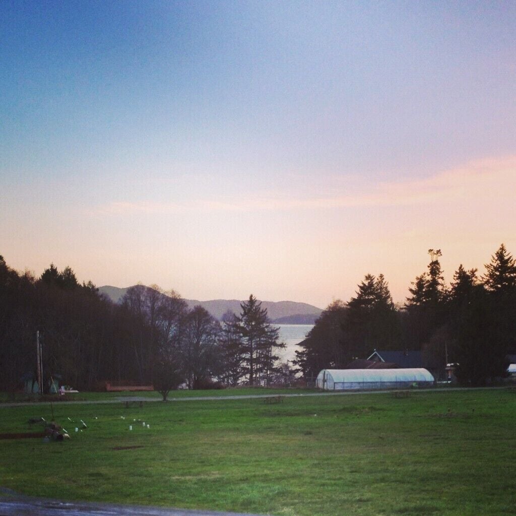 View from the porch of Padma cabin at Doe Bay. Great place for a weekend getaway!