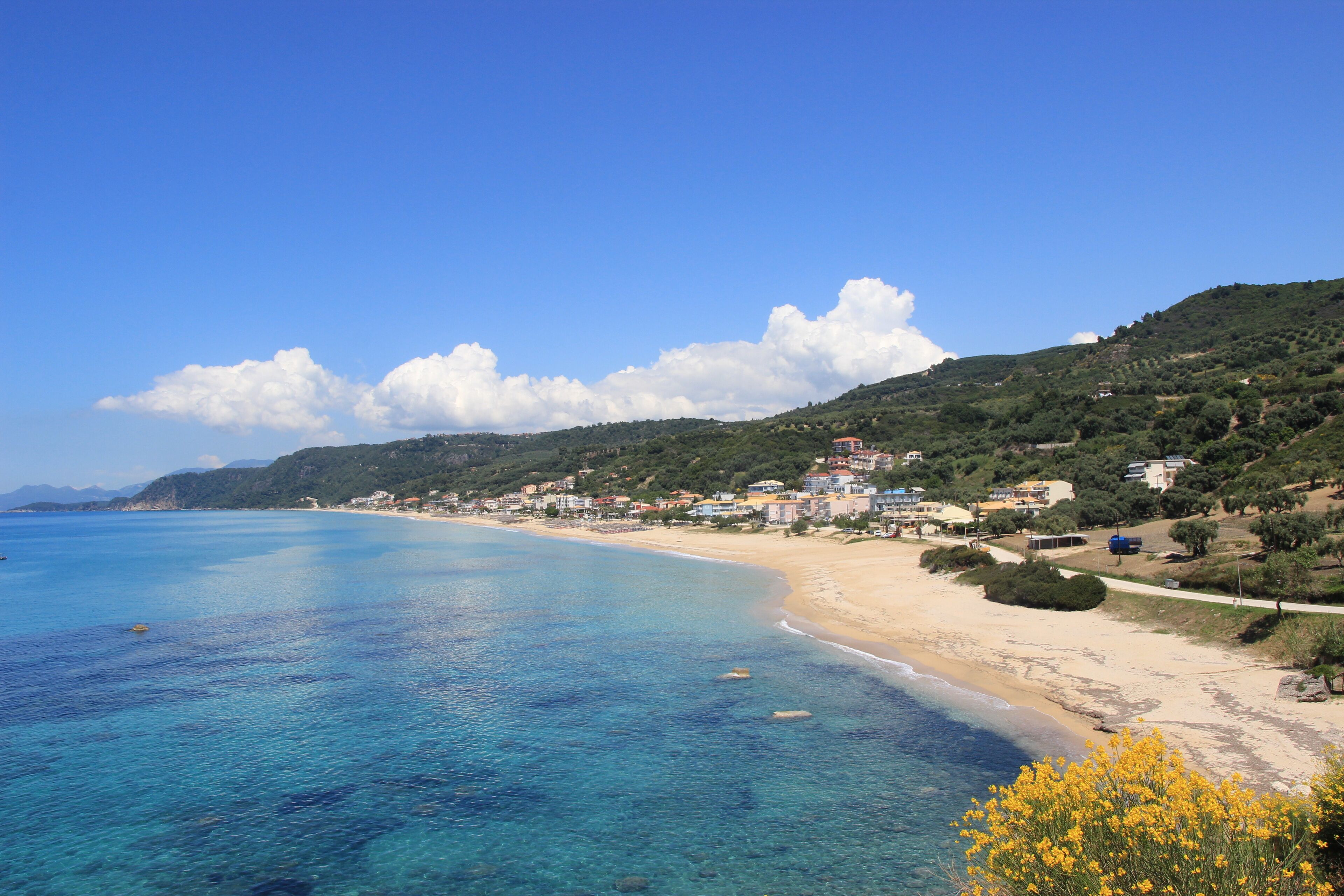Vrachos - Loutsa beach is a large sandy beach near Parga in the region of Preveza in Greece.