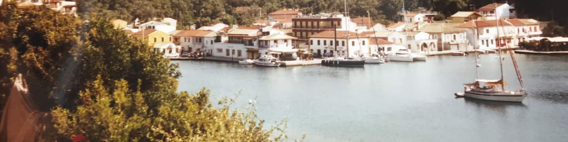 A photo of a photo from when I went to Paxos many years ago...