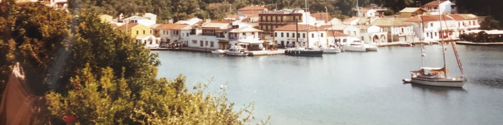 A photo of a photo from when I went to Paxos many years ago...