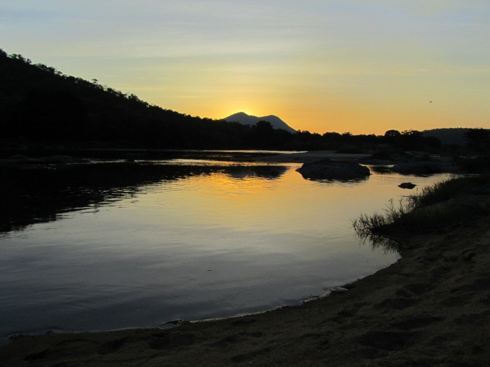 Bheemeshwari is a must visit place if you're around Bangalore. The river is croc infested but the views are worth it