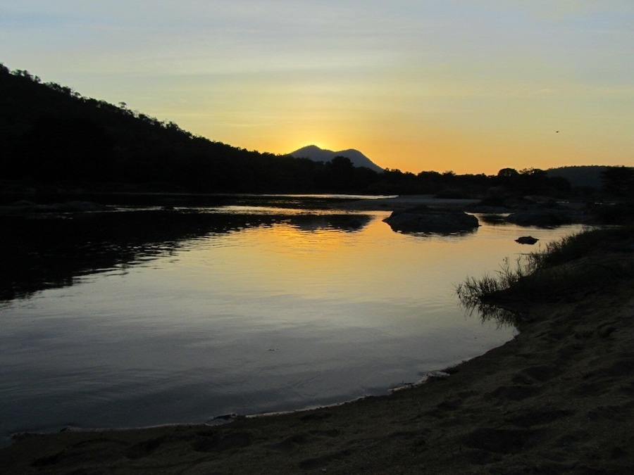 Bheemeshwari is a must visit place if you're around Bangalore. The river is croc infested but the views are worth it