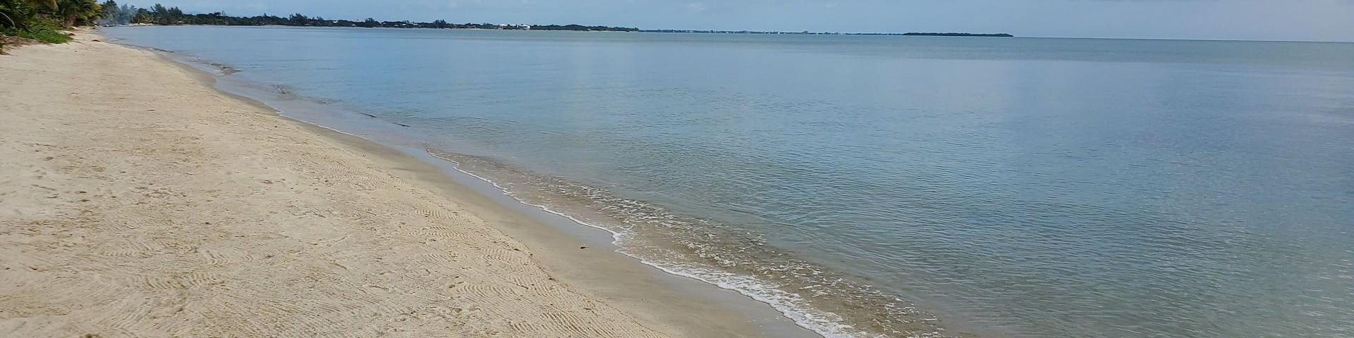 Belizean beach in Placencia