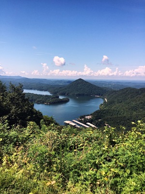Parksville Lake from Chilhowee.