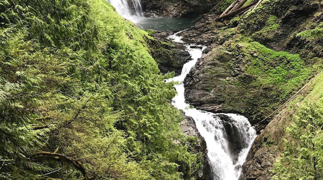 Nice hike to the middle falls. Visit during the week. Super crowded on the weekend.