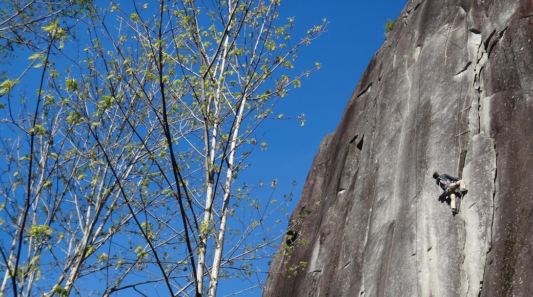 The ultra-mega-classic Godzilla on the Lower Town Wall at Index. So solid, super popular, hard for 5.9, and a must-do!
http://betaknot.com/derek/book/index-climbing
