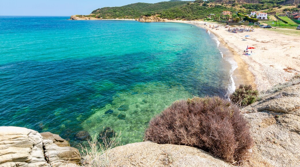 Platania beach on Sithonia peninsula, Chalkidiki, Greece