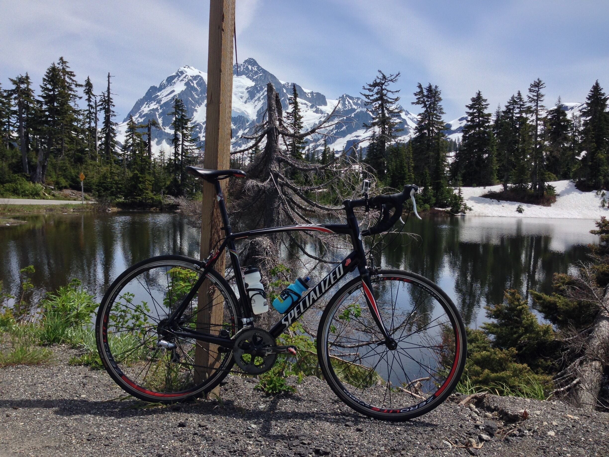 A chilly late June ride up Mount Baker, WA