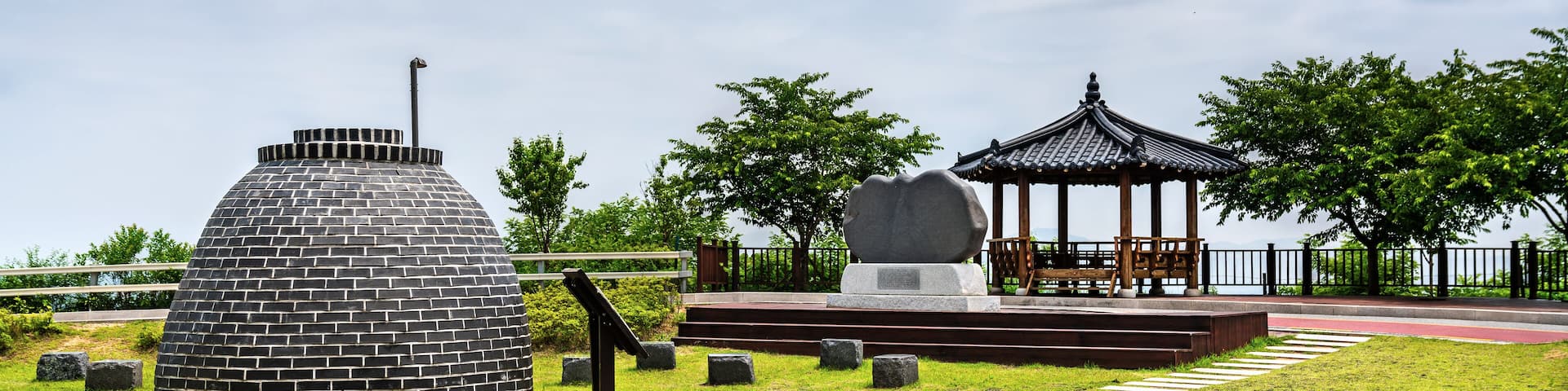 Park at New Dora Observatory at DMZ, South Korea