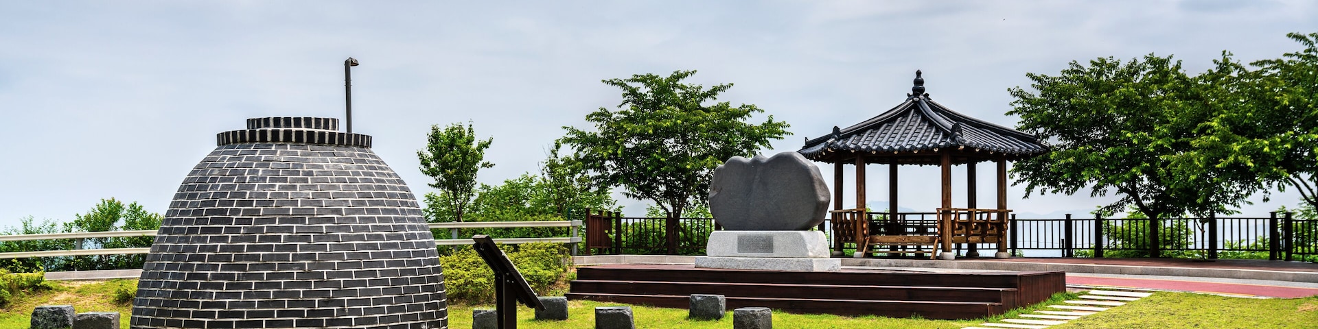 Park at New Dora Observatory at DMZ, South Korea