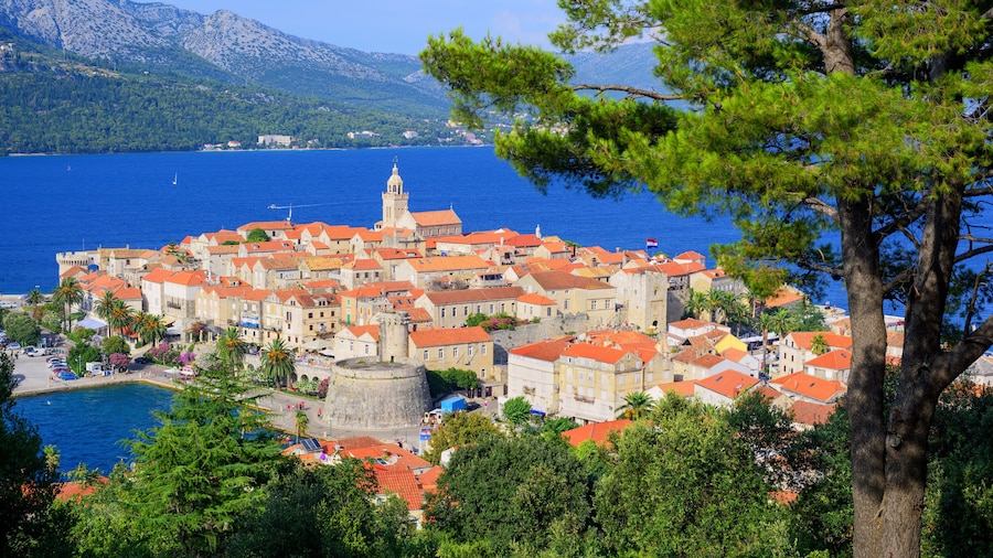Korcula old town, Dalmatia coast, Croatia