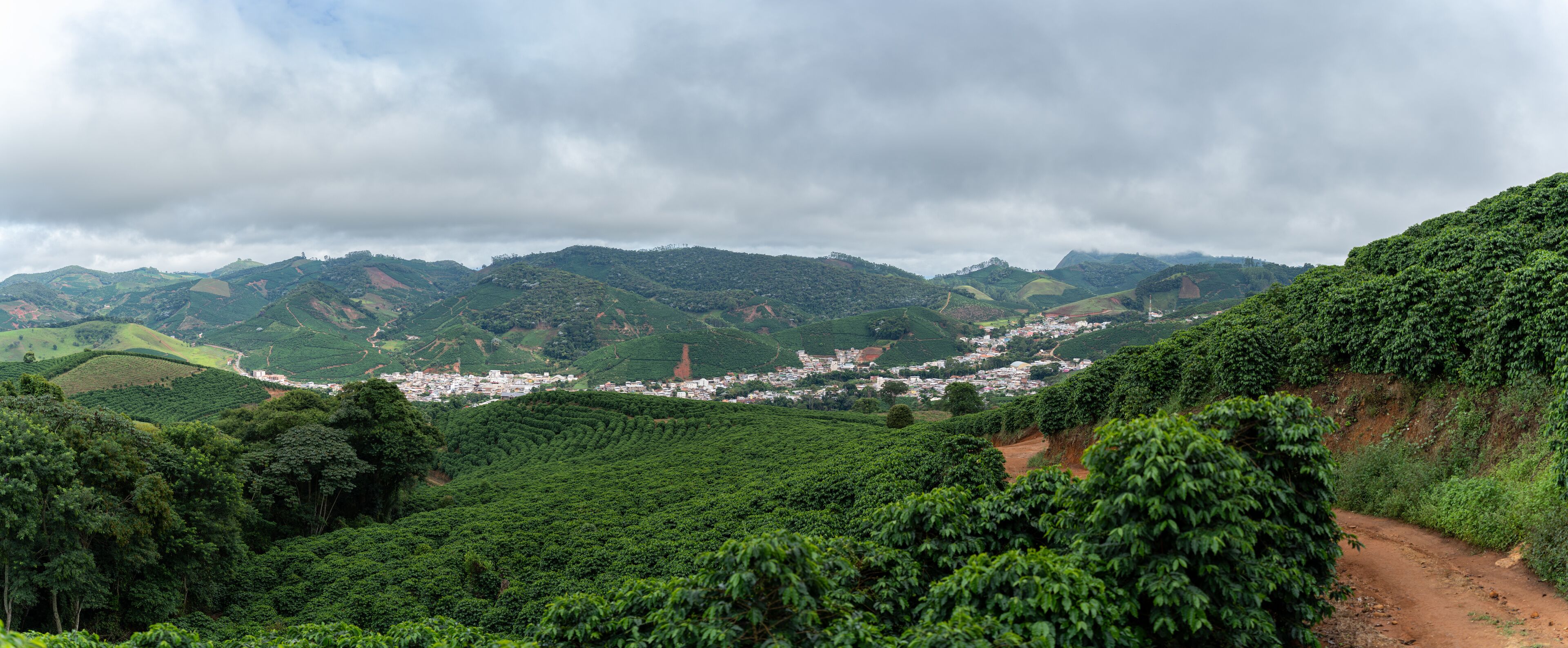 Stunning panoramic view of Caparao Park, Brazil's best coffee producer