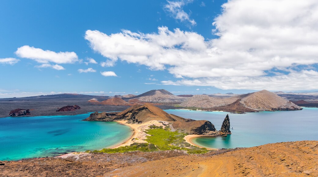 Amazing view in Bartolome Island in the Galapagos Islands, Ecuador