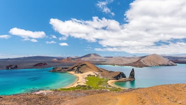 Amazing view in Bartolome Island in the Galapagos Islands, Ecuador