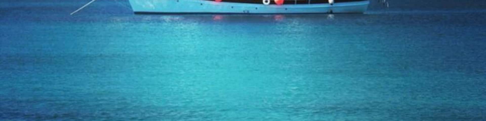 Swimming to the #beach from our home for the week in Croatia