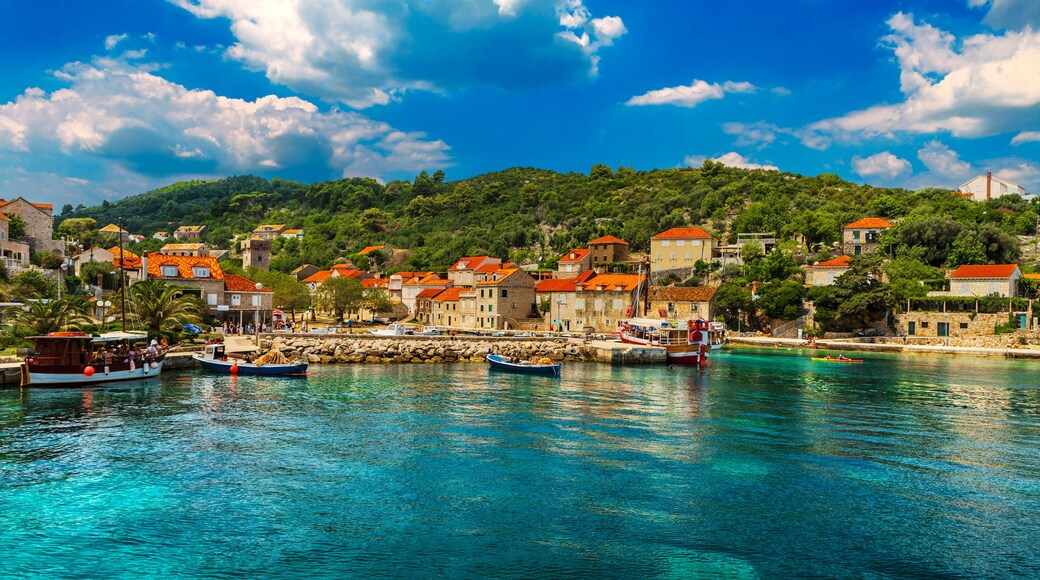 Croatia. South Dalmatia - Elaphiti Island. The island of Sipan (also Sipano, Giuppana) situated near Dubrovnik city. Sudurad (San Giorgio) settlement