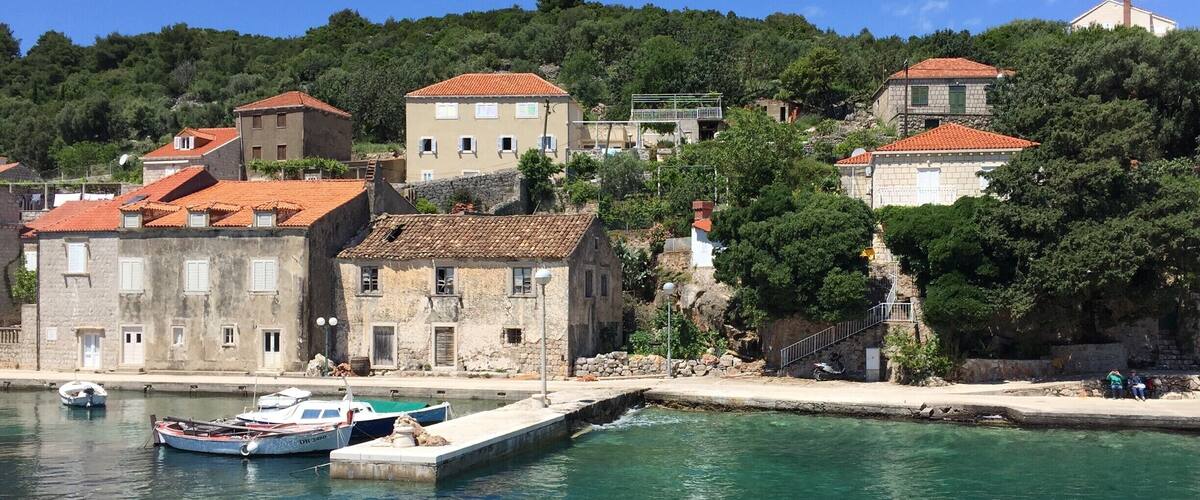Fantastic little islands along the coast of Croatia that have little villages and old cloisters located on them. Croatia is fantastic to discover by boat. This island was very close to Dubrovnik. #EndlessSummer #Green