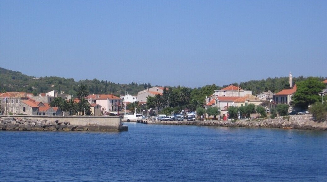 Small but important village Sućuraj on the island of Hvar, Croatia
This is the harbour for boats which link the Hvar with land