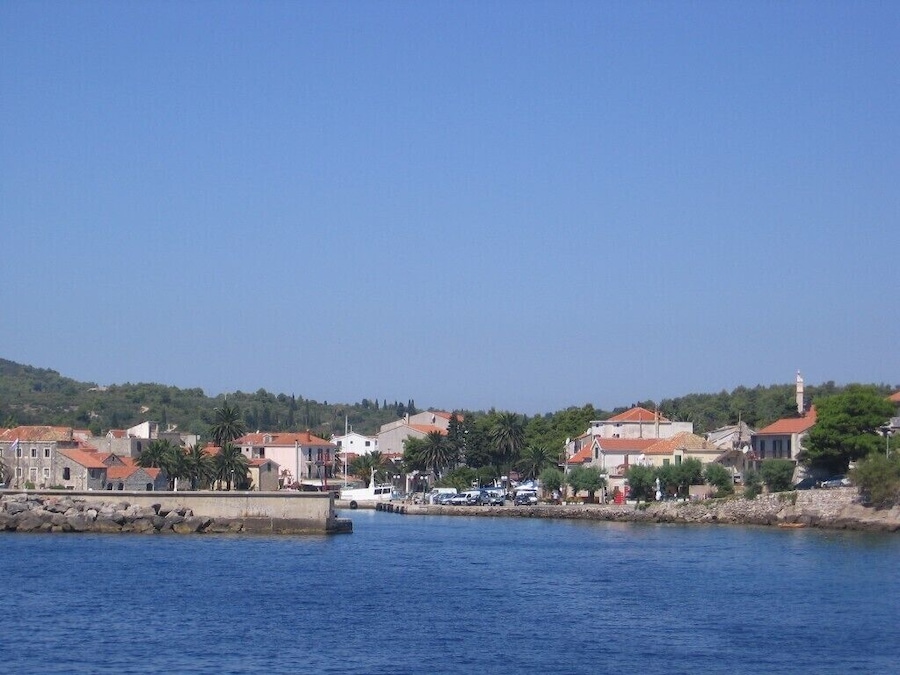 Small but important village Sućuraj on the island of Hvar, Croatia
This is the harbour for boats which link the Hvar with land